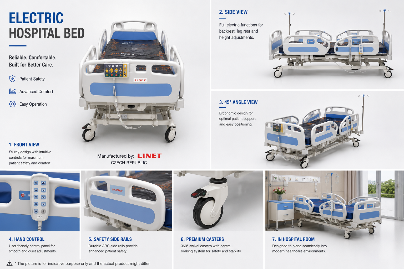 Electric Hospital Bed – LINET