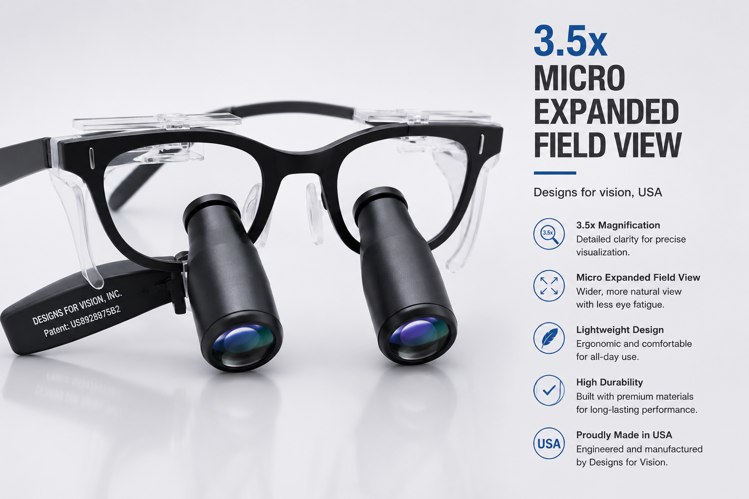 3.5x Micro Expanded Field View Loupe